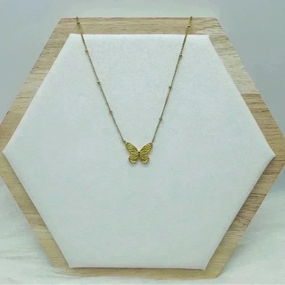 New Dainty Goldie Butterfly Necklace - Picture 3 of 4